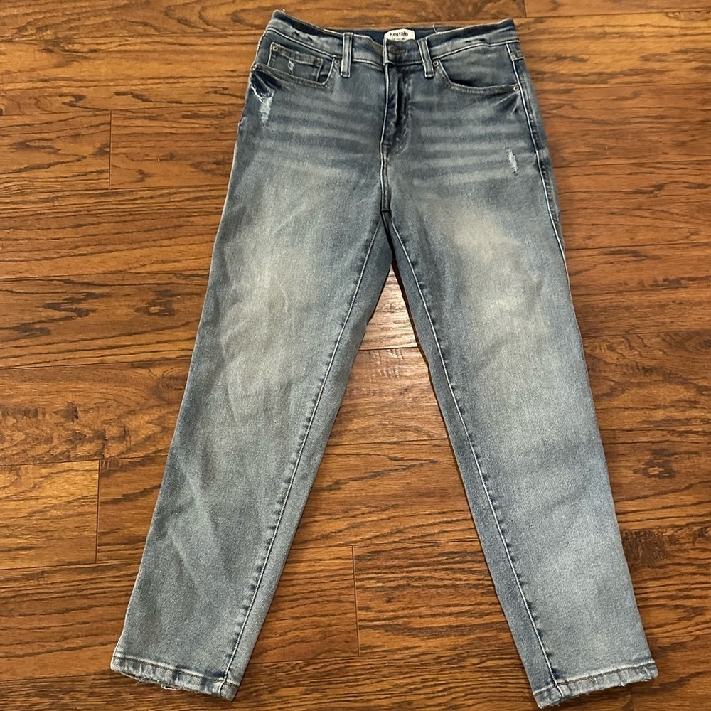 Kenzie Vintage Luxe The Effortless Skinny Crop Jeans - Size 6